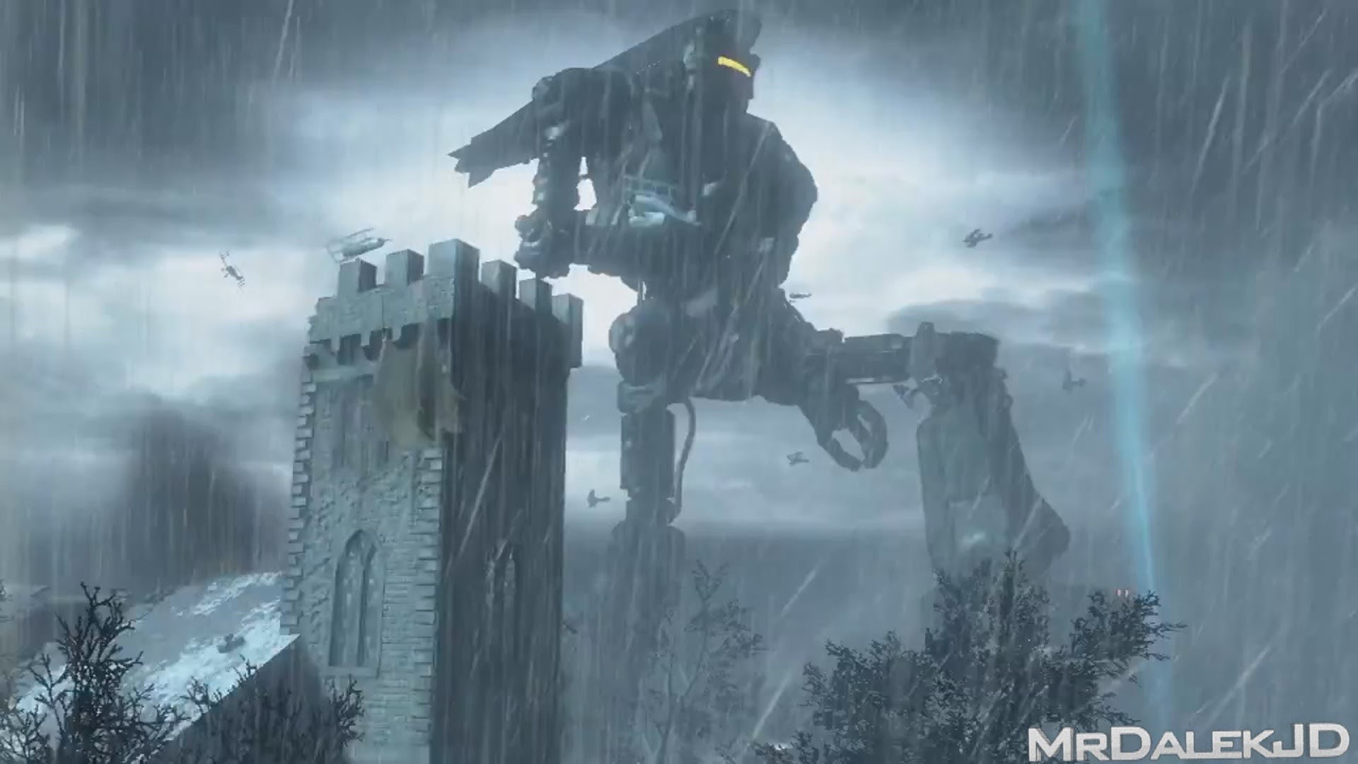 1920x1080, Black Ops 2 Apocalypse - Giant Robot In The Distance - HD Wallpaper 