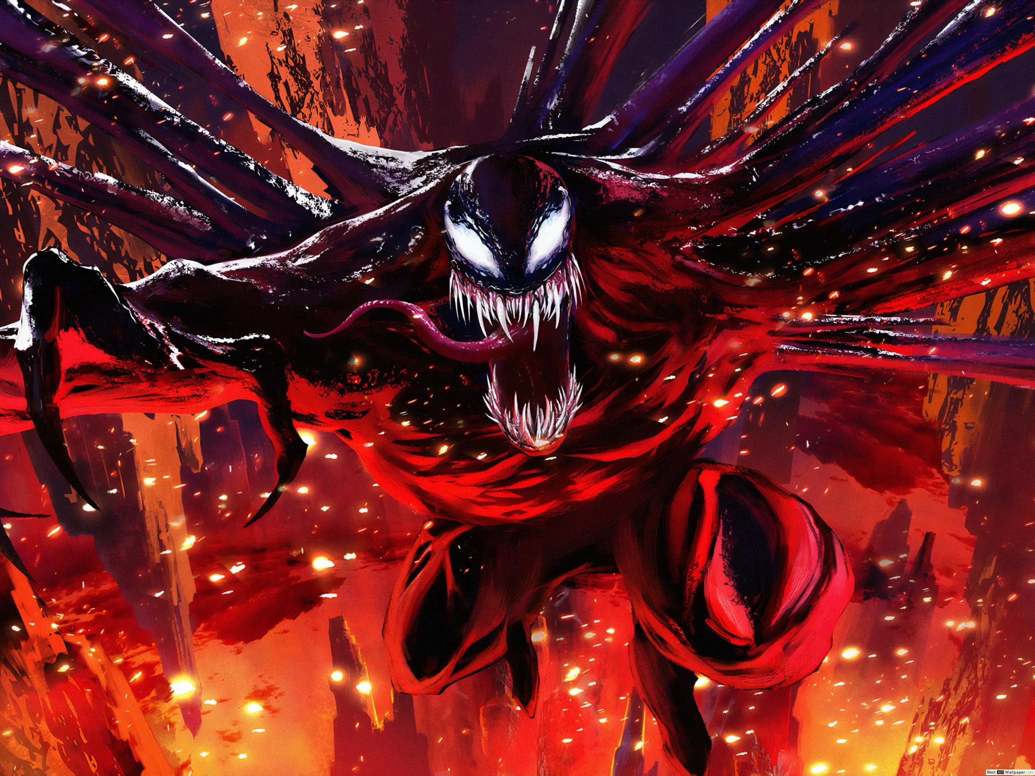 Red Venom Wallpaper Hd - HD Wallpaper 