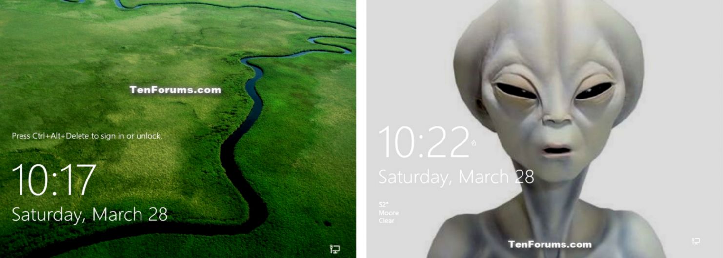 Change Lock Screen Background In Windows 10 Tutorials - Wallpaper - HD Wallpaper 
