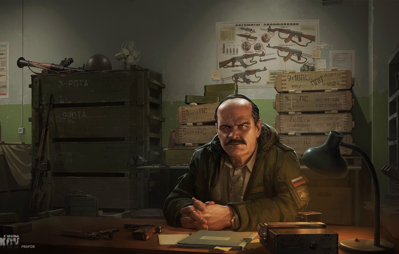 Photo Wallpaper Weapons, Ammunition, Prapor, Escape - Escape From Tarkov Prapor - HD Wallpaper 