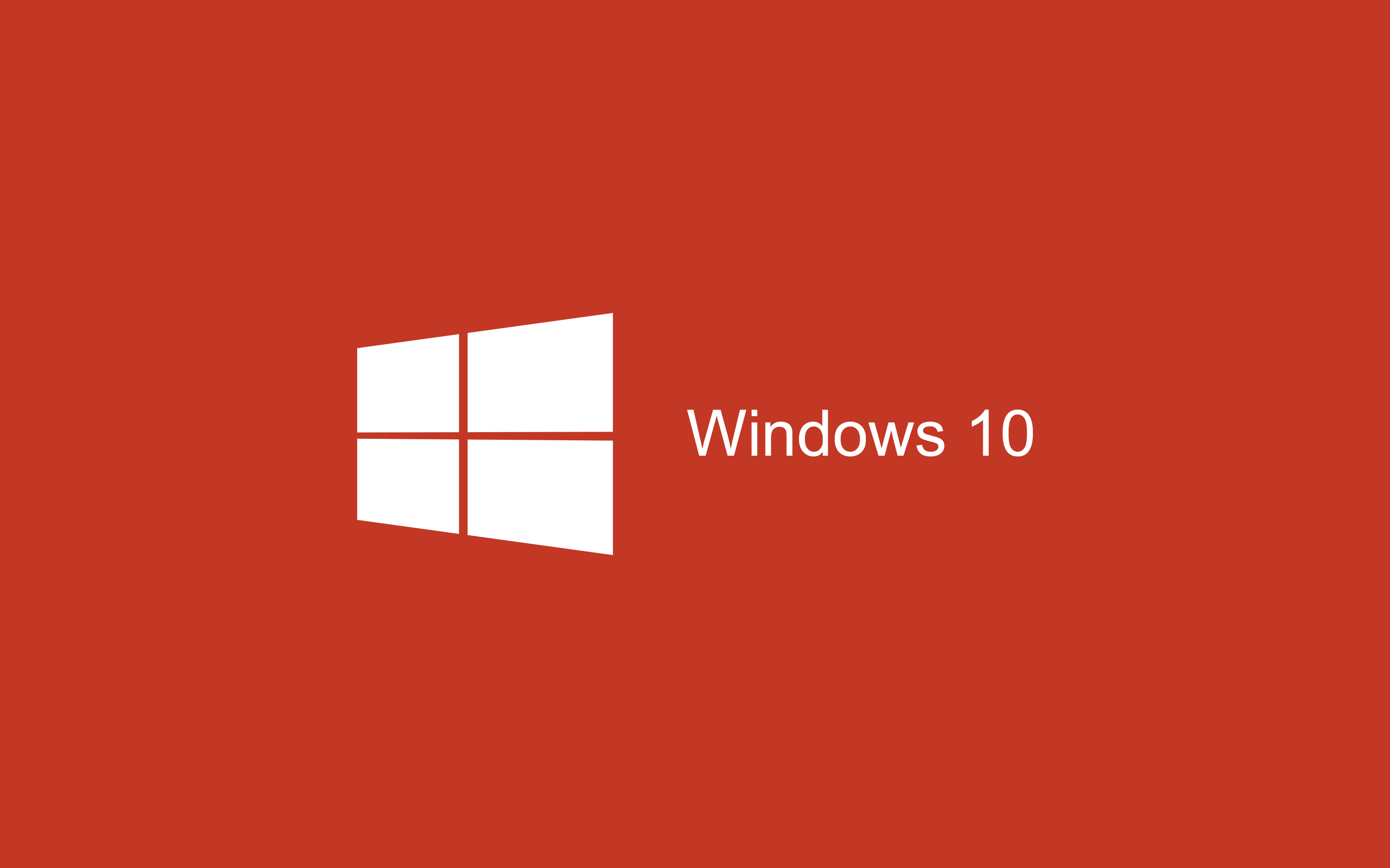 Windows 10 In Red - HD Wallpaper 