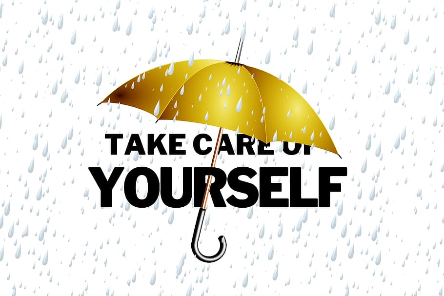 Take Care Of Yourself, Self Care, Umbrella, Protection, - Mental Health Awareness Week 2019 - HD Wallpaper 