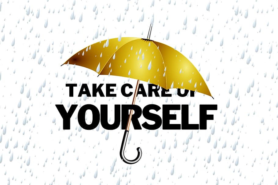 Take Care Of Yourself, Self Care, Umbrella, Protection, - Mental Health Awareness Week 2019 - HD Wallpaper 