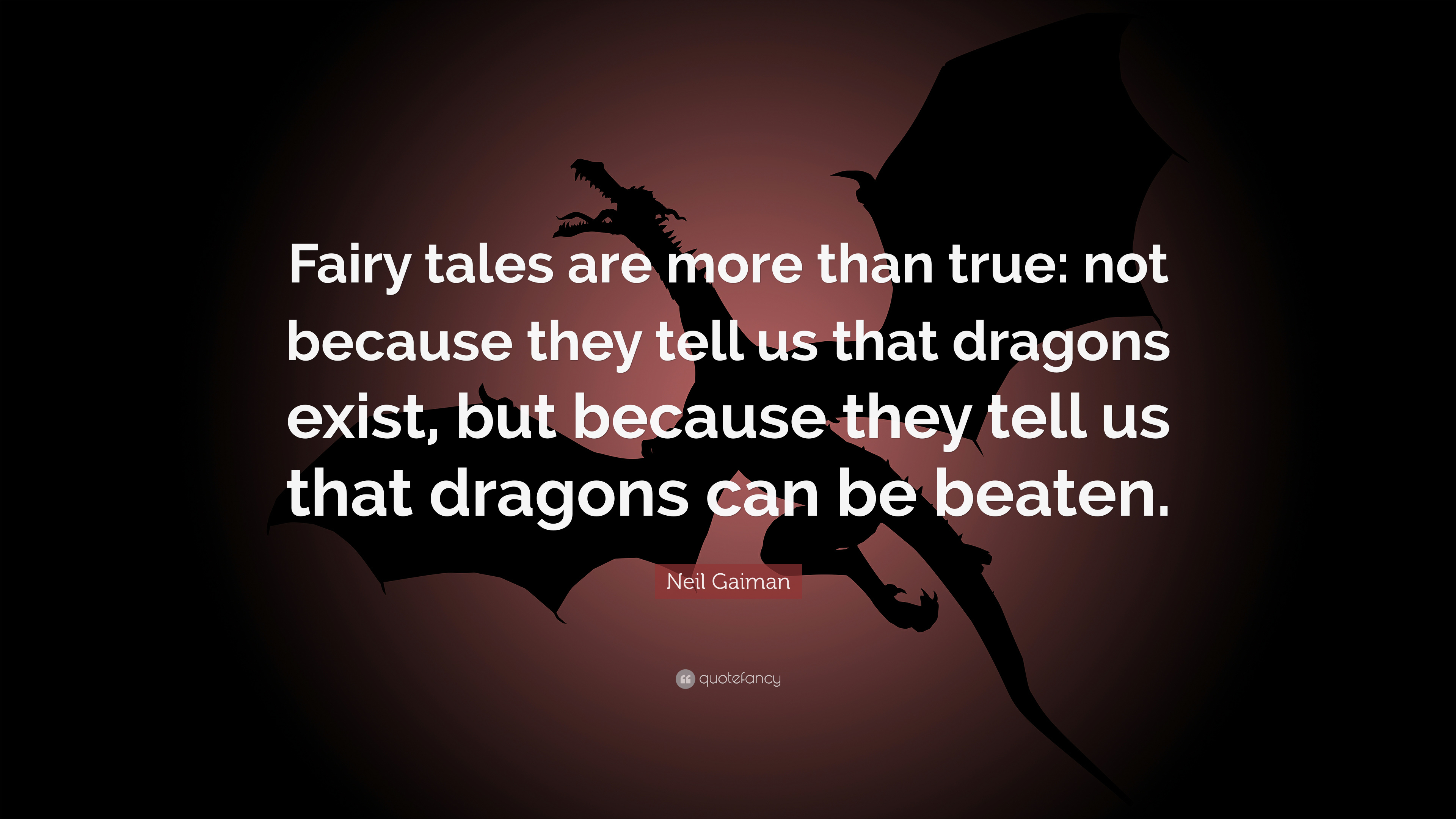Neil Gaiman Quote - Graphic Design - HD Wallpaper 