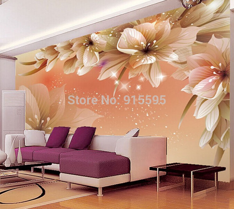 Flower 3d Wall Art Design - HD Wallpaper 