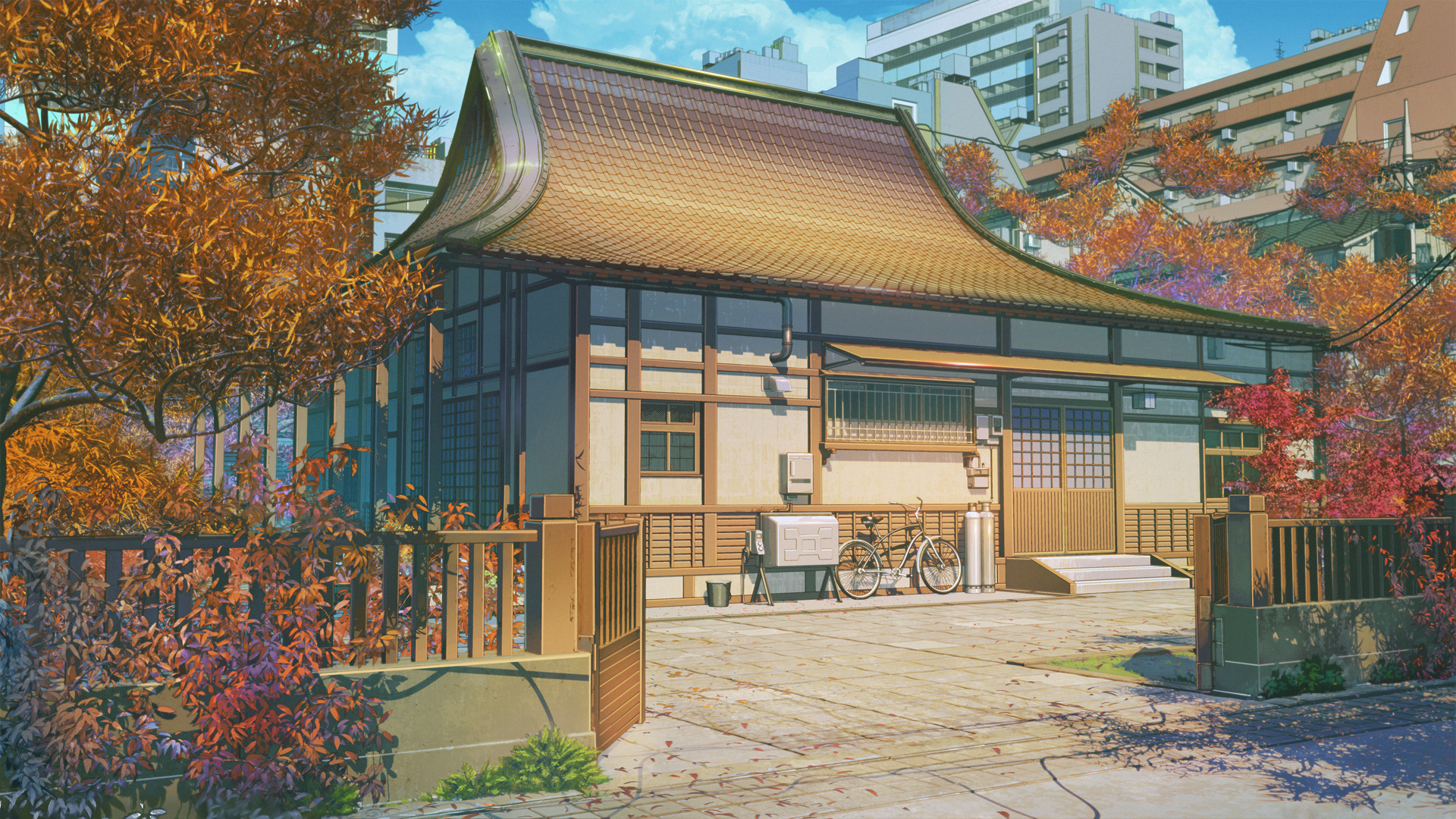 Traditional Japanese House Anime - 1920x1080 Wallpaper 