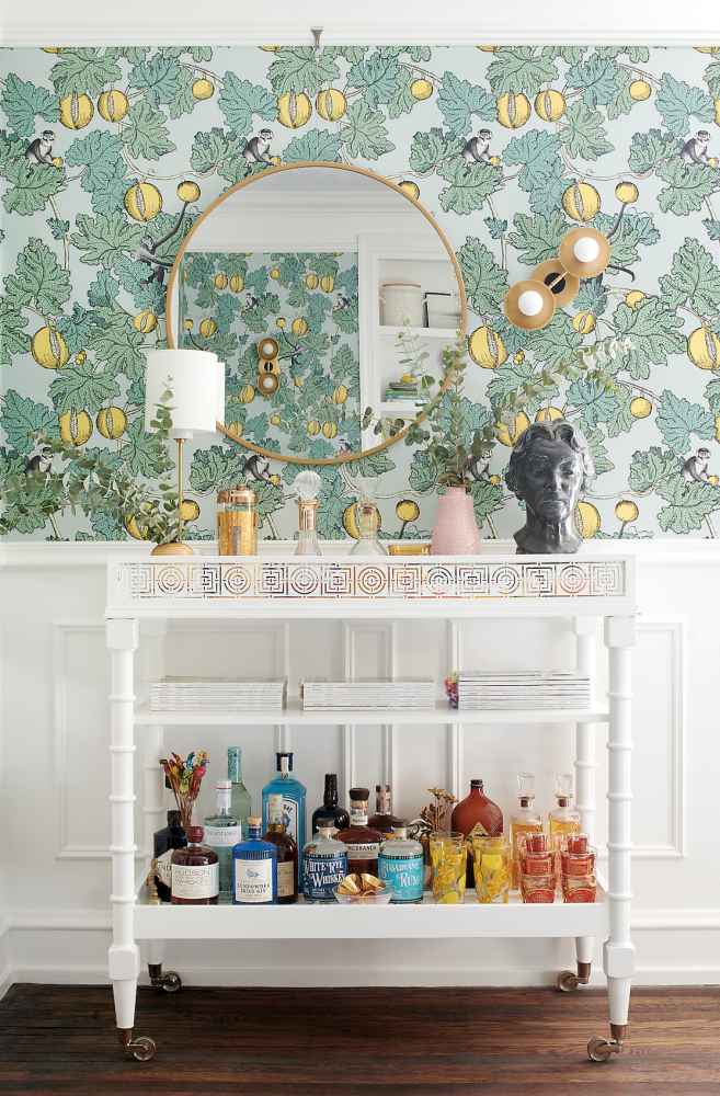 Mg Bar Cart - Cole & Son - HD Wallpaper 