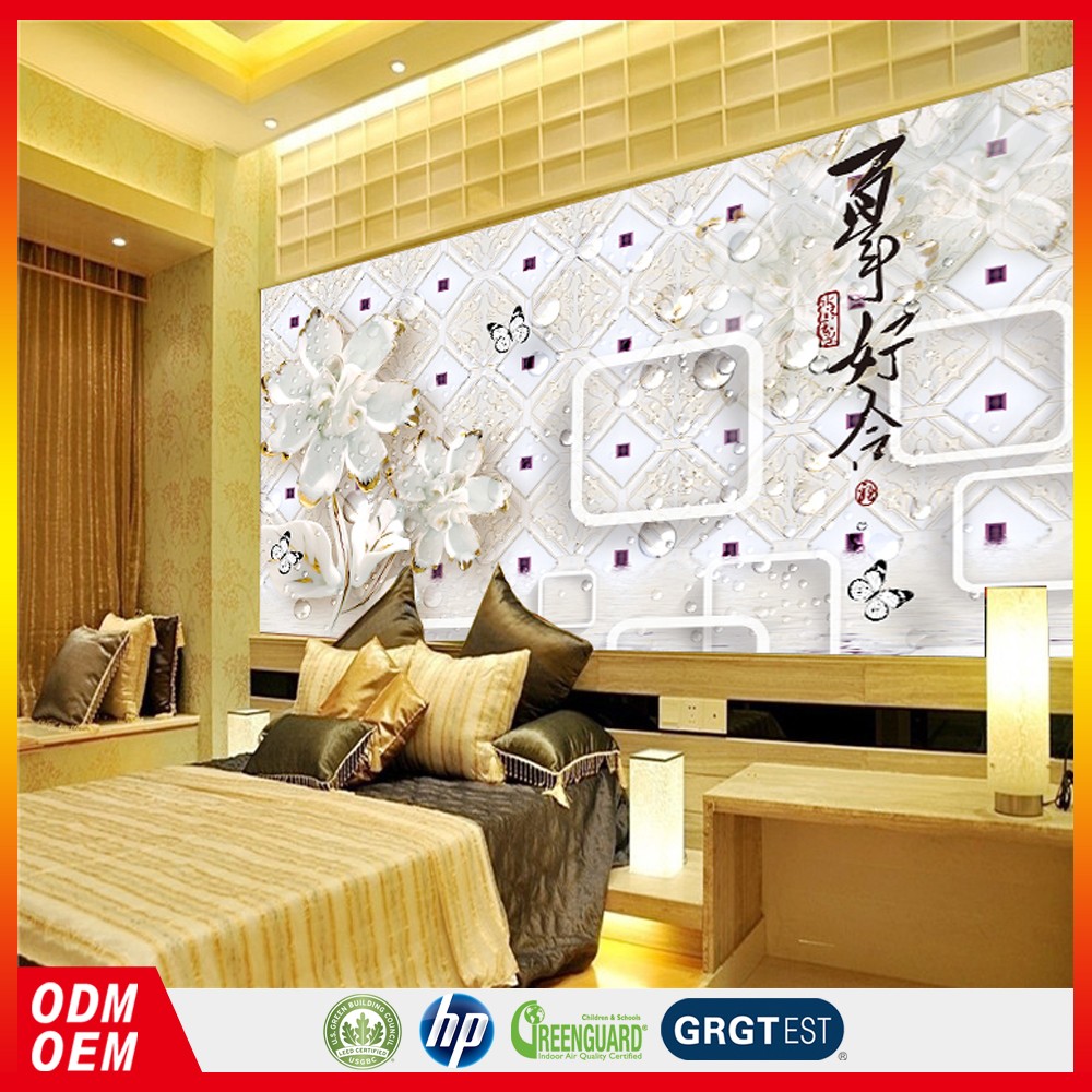 3d Wall Paper Wallpaper Jade Design Price 3d Wall Wallpaper - Dinding 3d - HD Wallpaper 