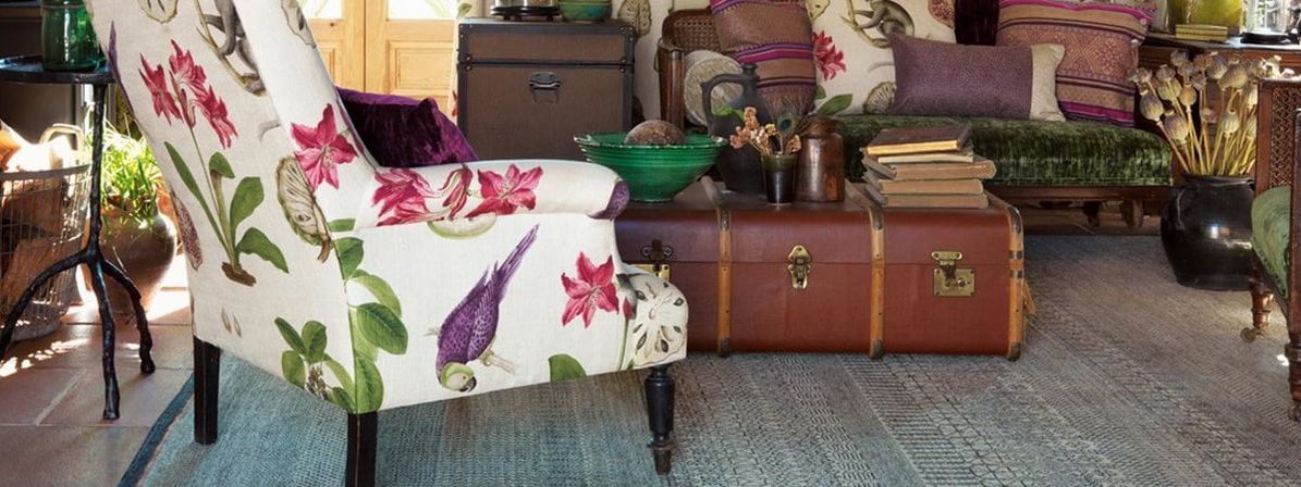 Capuchin Monkey Fabric Sanderson - HD Wallpaper 