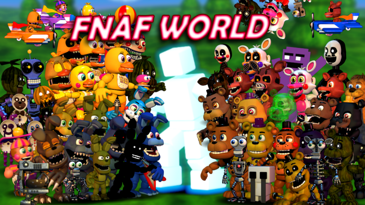 Fnaf World Wallpaper Hd - 1280x720 Wallpaper - teahub.io