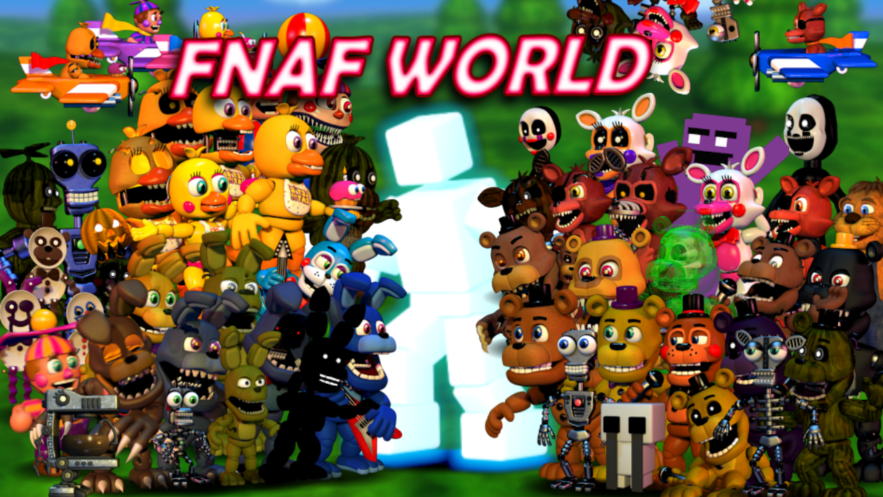 Fnaf World Wallpaper Hd - HD Wallpaper 