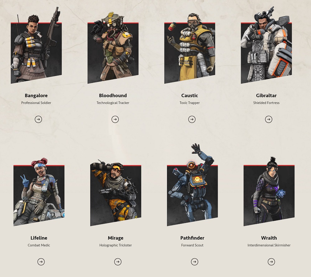 Apex Legends Wallpapers New Tab - Apex Legends Character Cards - HD Wallpaper 