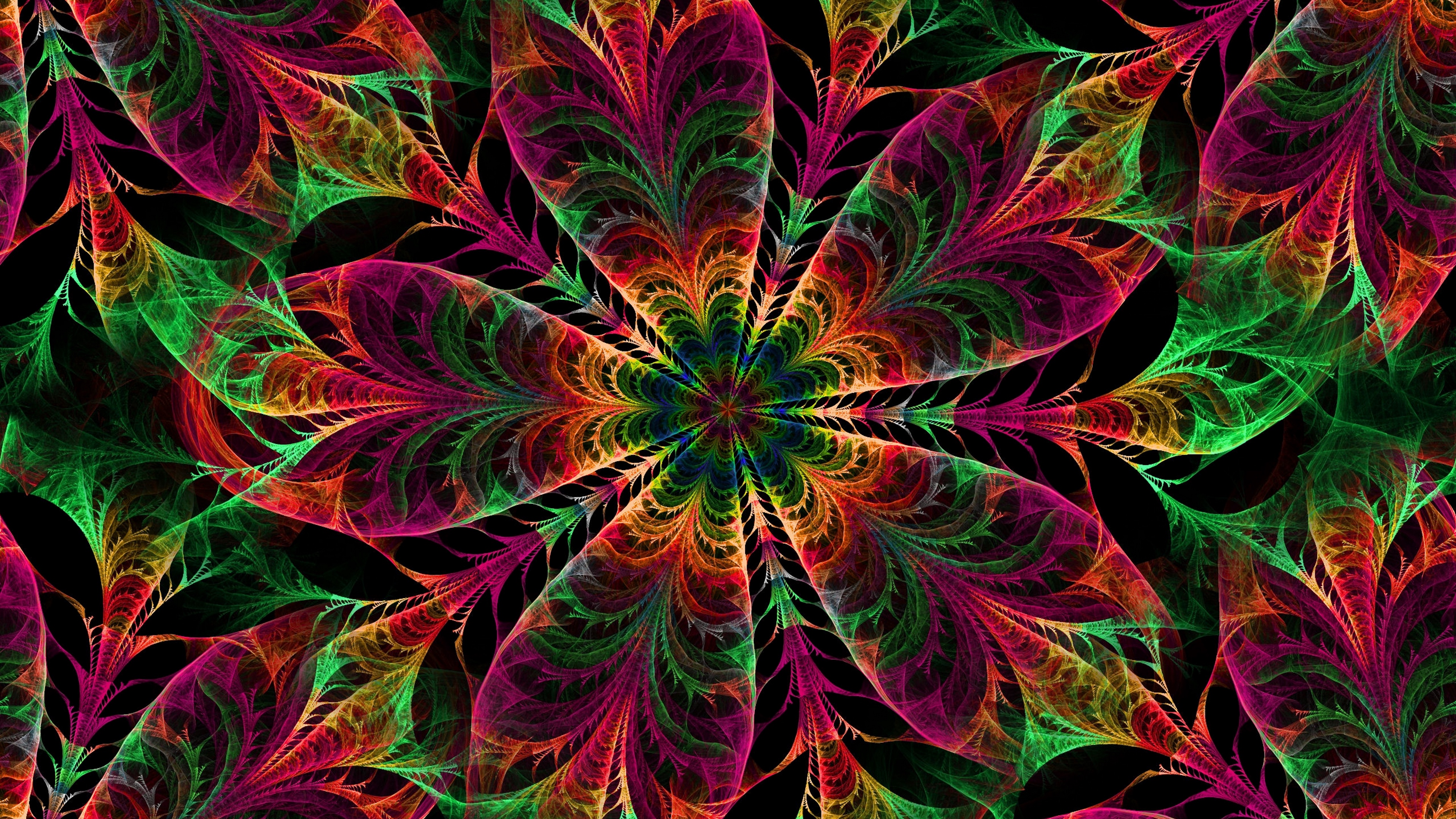 Wallpaper Kaleidoscope, Patterns, Colors - Kaleidoscope Wallpaper 4k - HD Wallpaper 