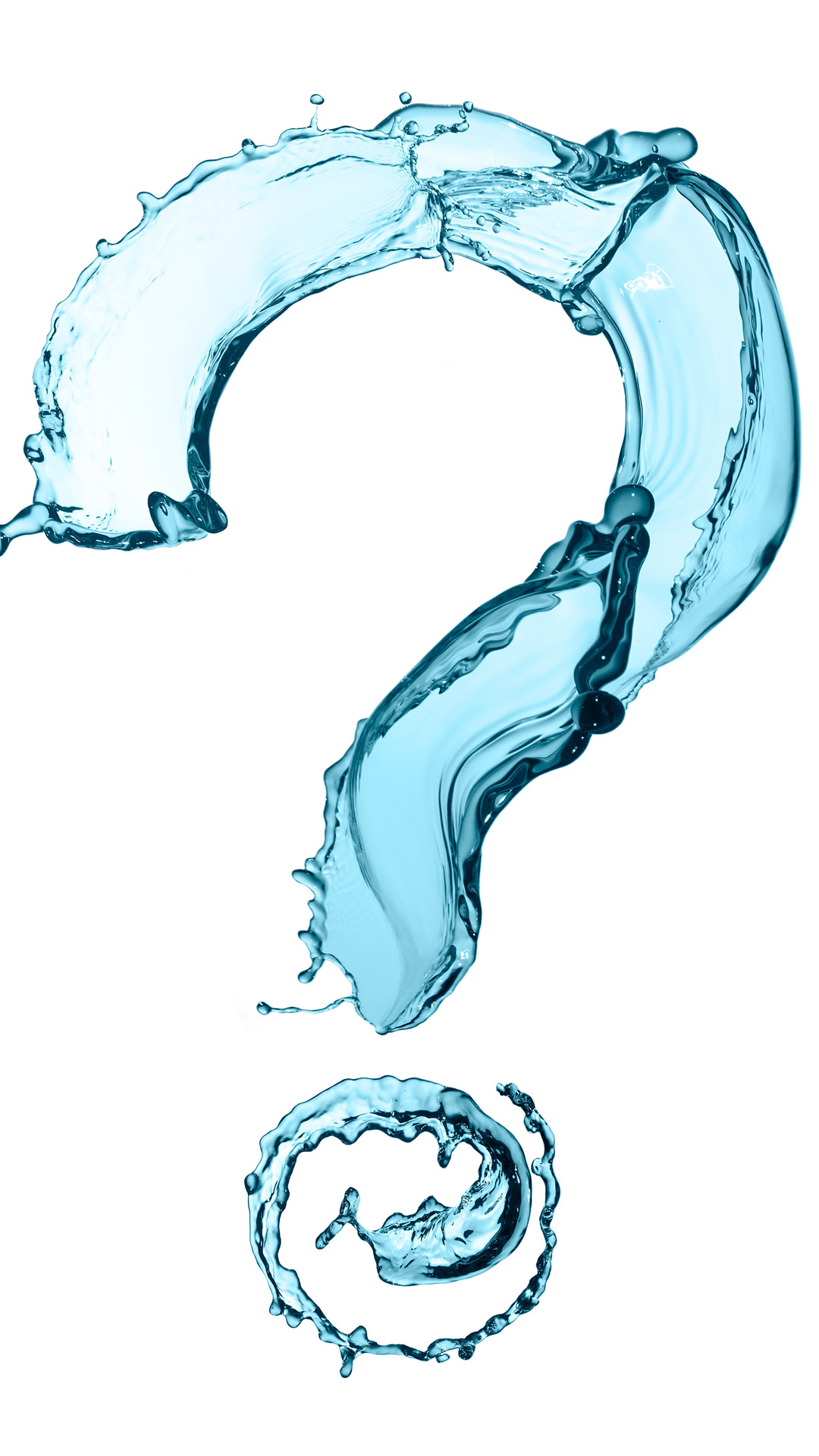 Creative Water Question Mark Android Wallpaper - HD Wallpaper 