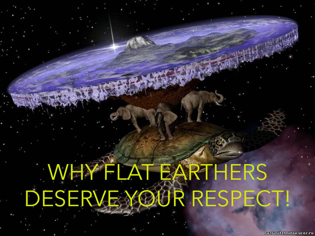 Flat Earth On Elephants On Turtle - HD Wallpaper 