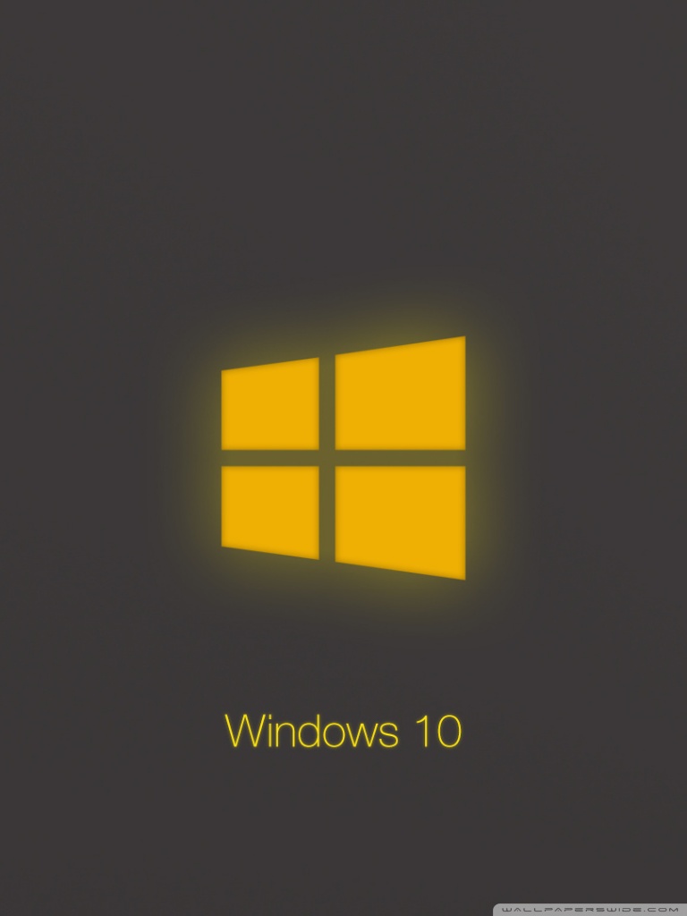 Windowstechnical Preview Yellow Glow Hd Desktop Wallpaper - Windows 10 Wallpapers Mobile - HD Wallpaper 