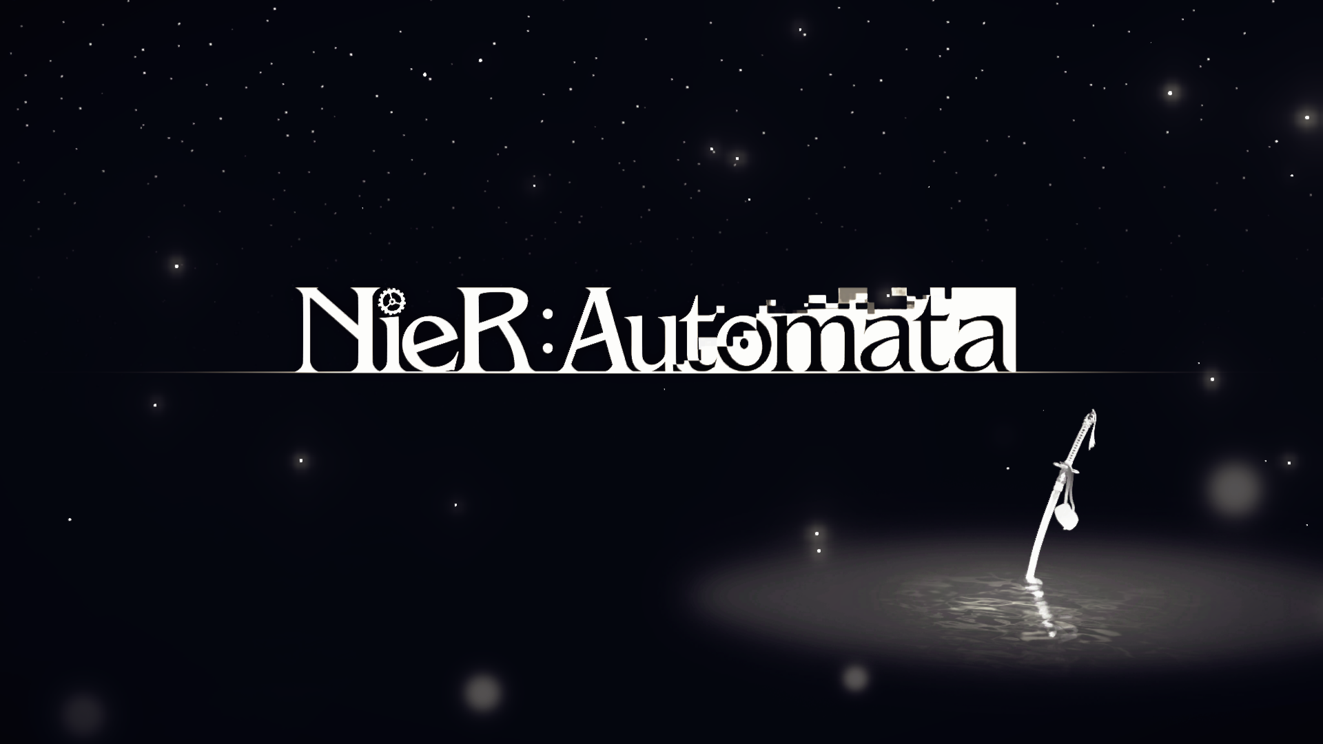 Nier Automata Title Screen - HD Wallpaper 