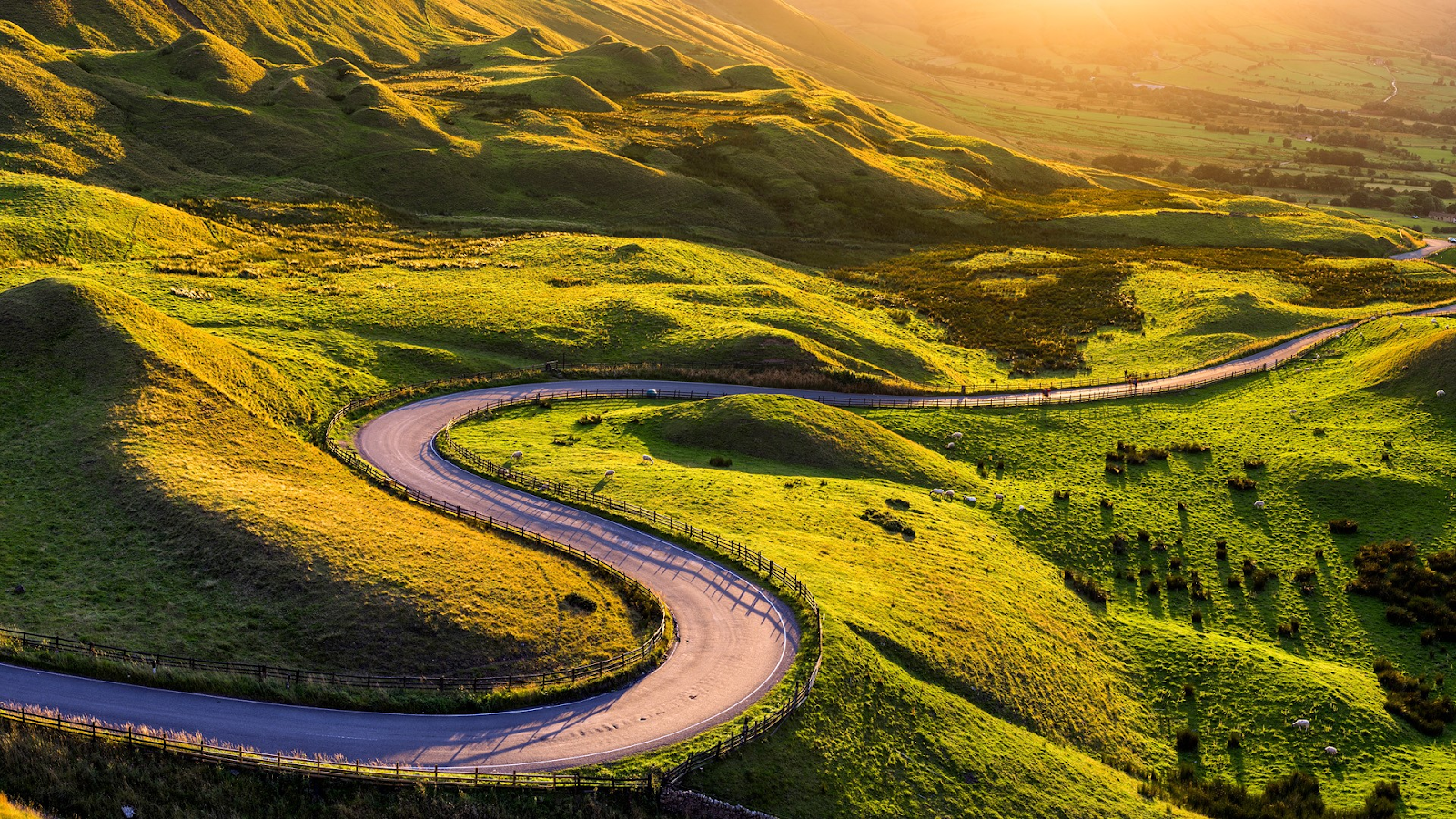 Mam Tor Peak District Uk - HD Wallpaper 
