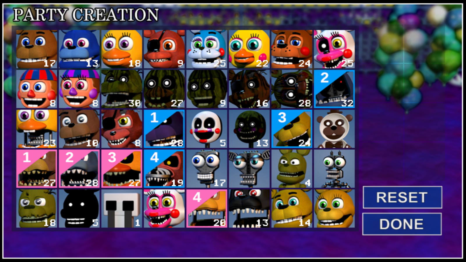 Fnaf World Characters - HD Wallpaper 