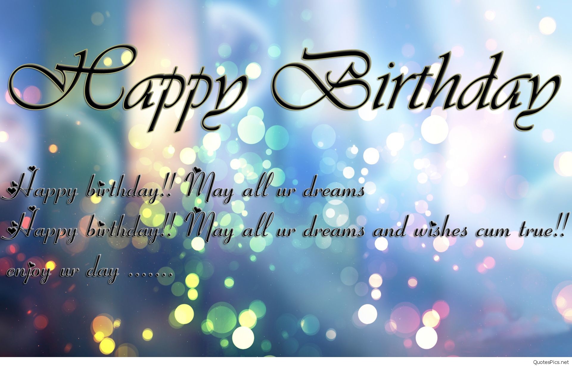 Lovely Birthday Quote Hd Wallpaper Of Top Quality - Best Birthday Images Hd  - 1916x1123 Wallpaper 