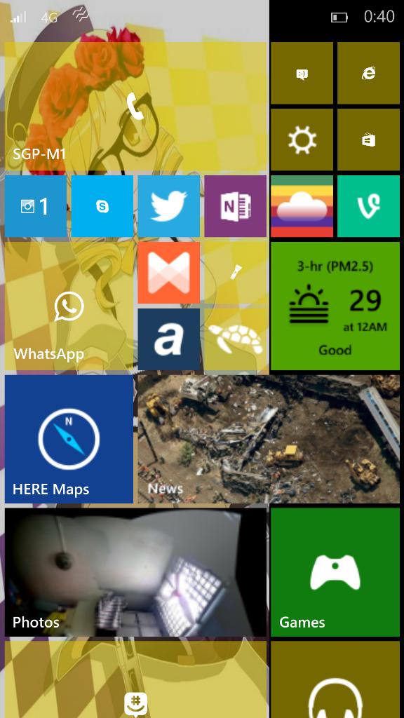 Microsoft Mobile Menu - HD Wallpaper 