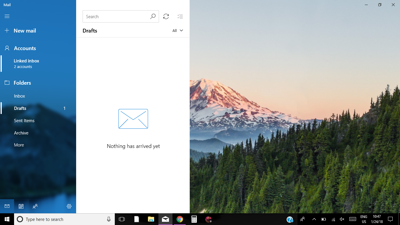 windows mail background image