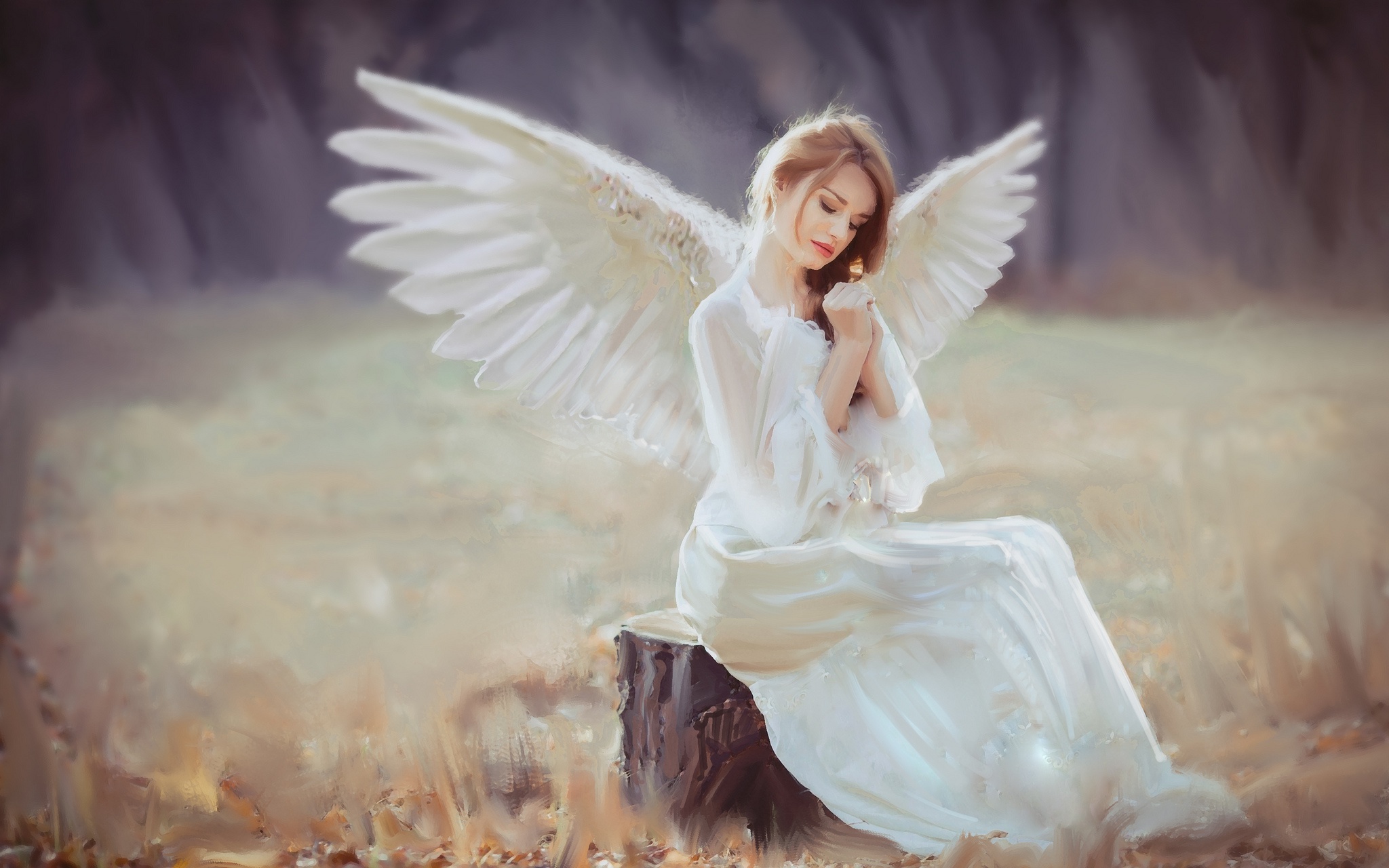 Angel Girl - HD Wallpaper 