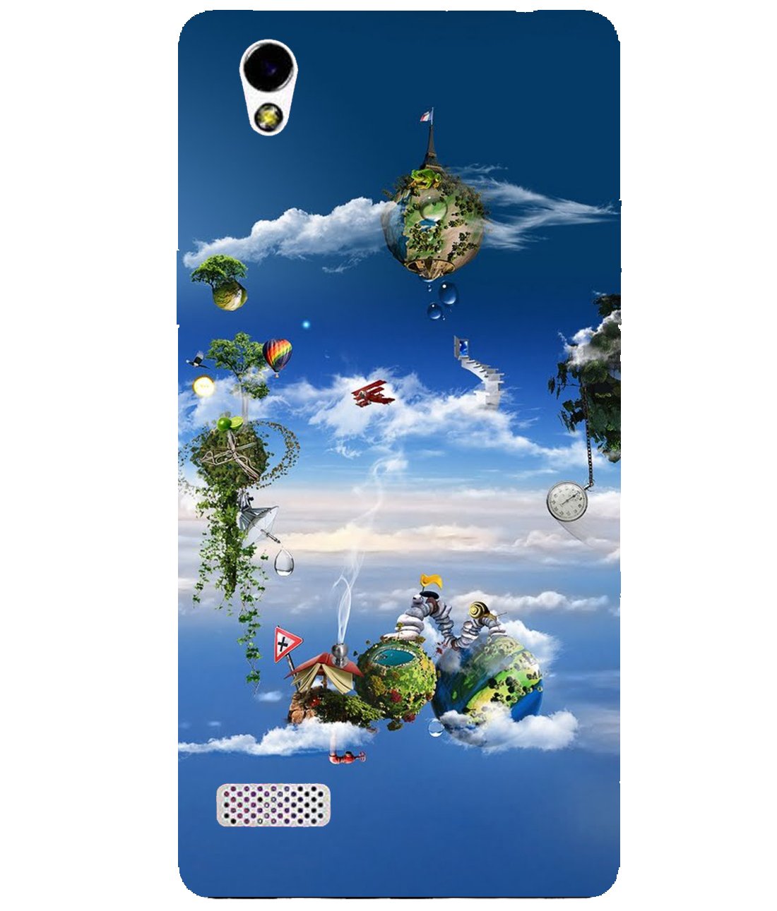Csk Windows 10 Wallpaper 3d Mobile Case Cover For Oppo - Island Floating Fantasy Art - HD Wallpaper 