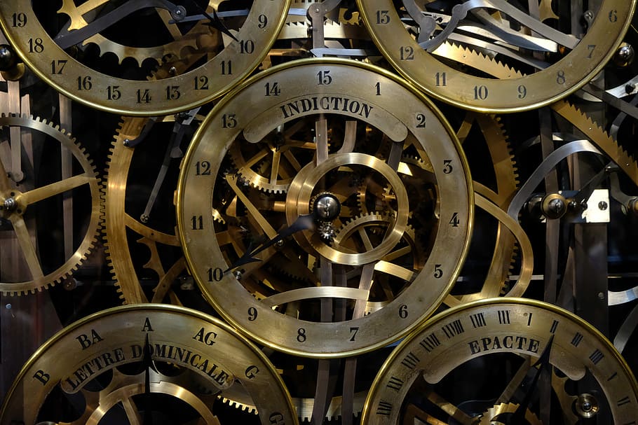 Indiction Mechanical Clock, Movement, Technology, Works, - First Clock Invented - HD Wallpaper 