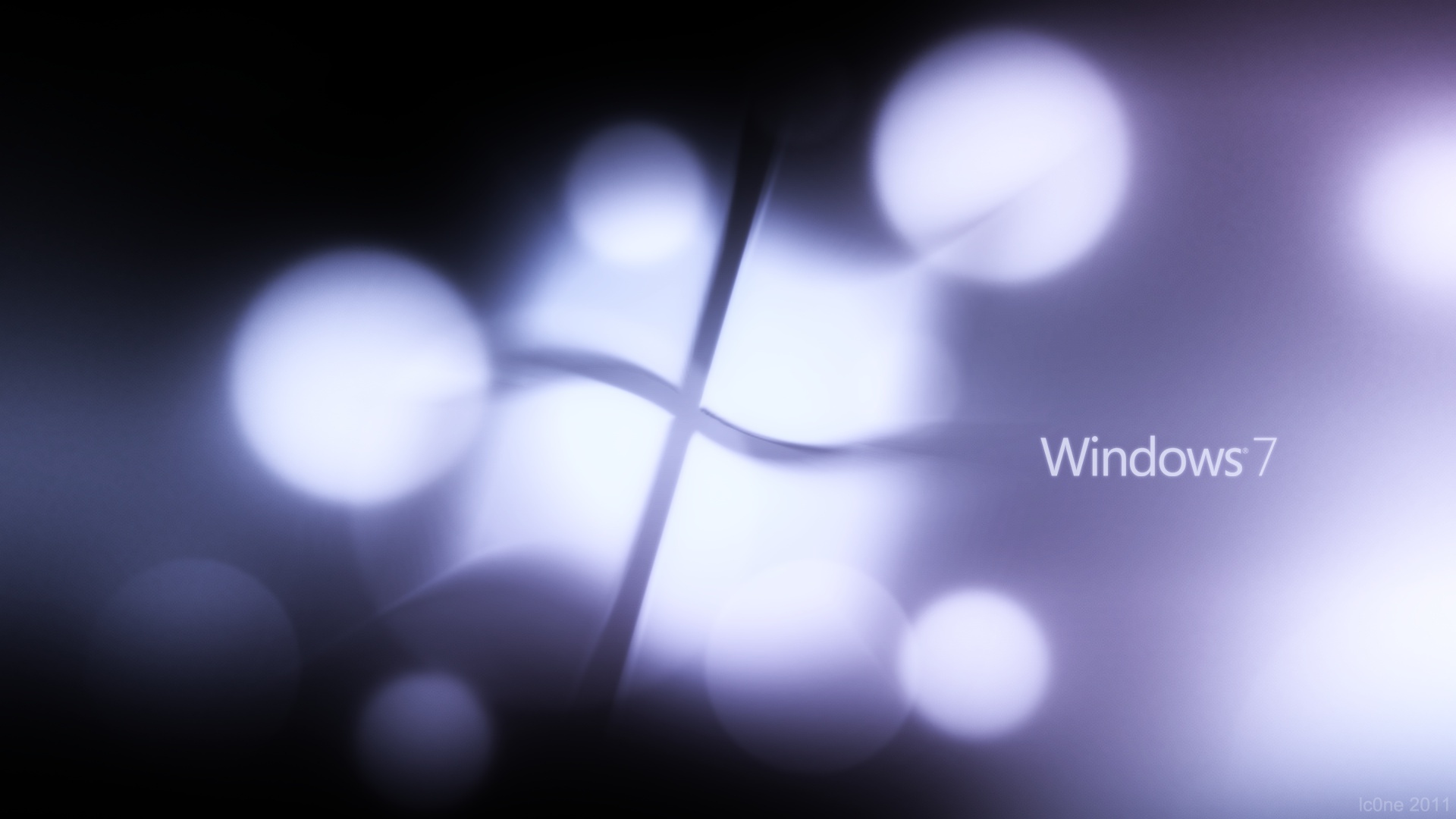 Wallpaper Windows 7 Logo Light Flashing Purple - Windows 7 - HD Wallpaper 