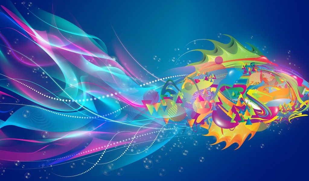 Fish With Back Ground - HD Wallpaper 