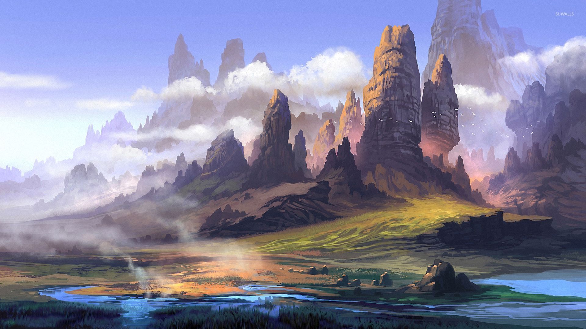 Windows Wallpaper Rocky Mountains - HD Wallpaper 