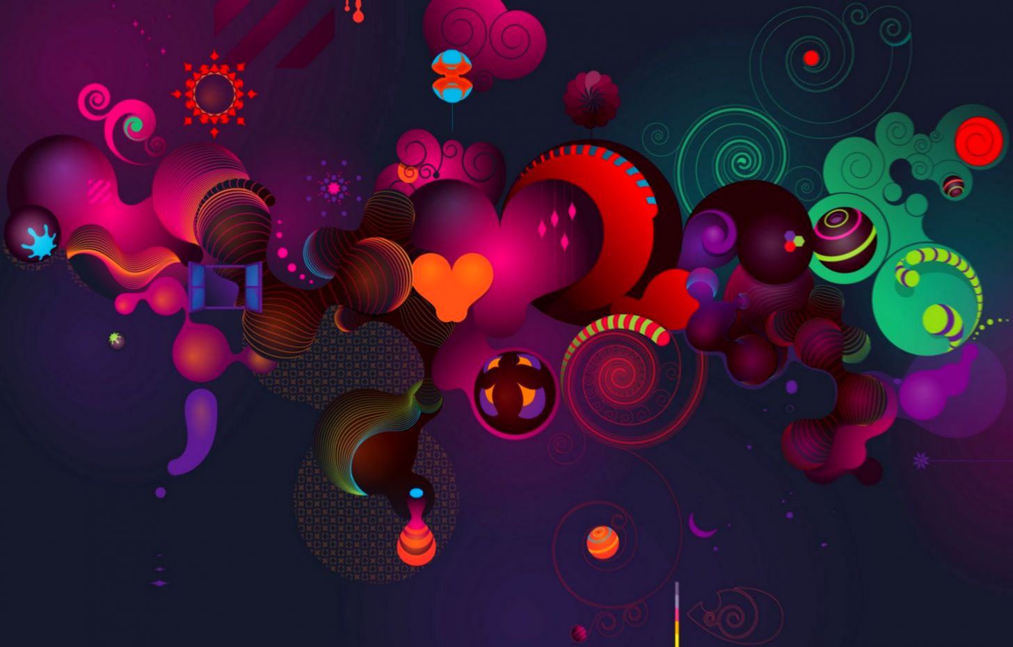 Qq Wallpapers Windows 7 Scenes - Abstract 3d Background Hd - HD Wallpaper 