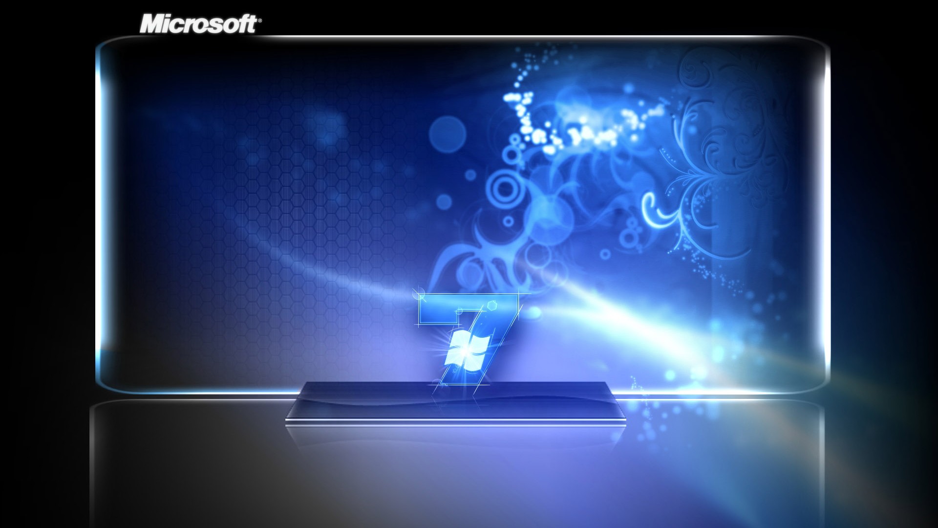Laptop Windows 7 Background - HD Wallpaper 