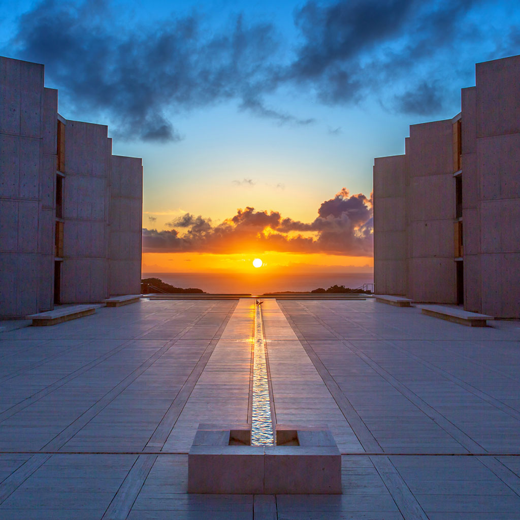 Salk Institute Sunset Equinox - HD Wallpaper 