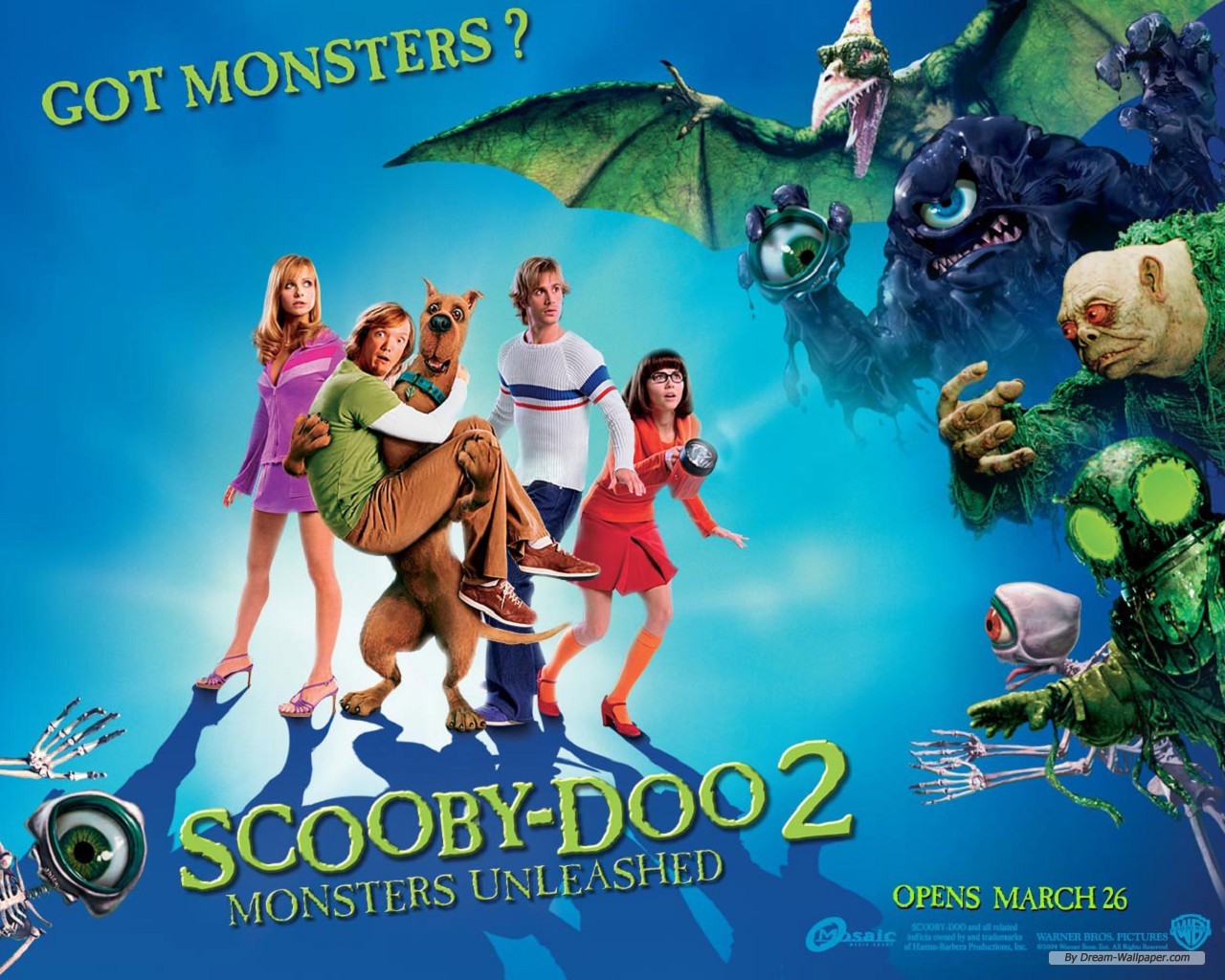 Free Movie Wallpaper - Scooby Doo 2 Poster - HD Wallpaper 