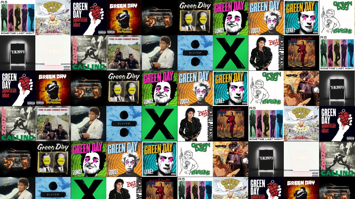 Green Day Album Collage Revolution Radio 1366x768 Wallpaper teahub.io