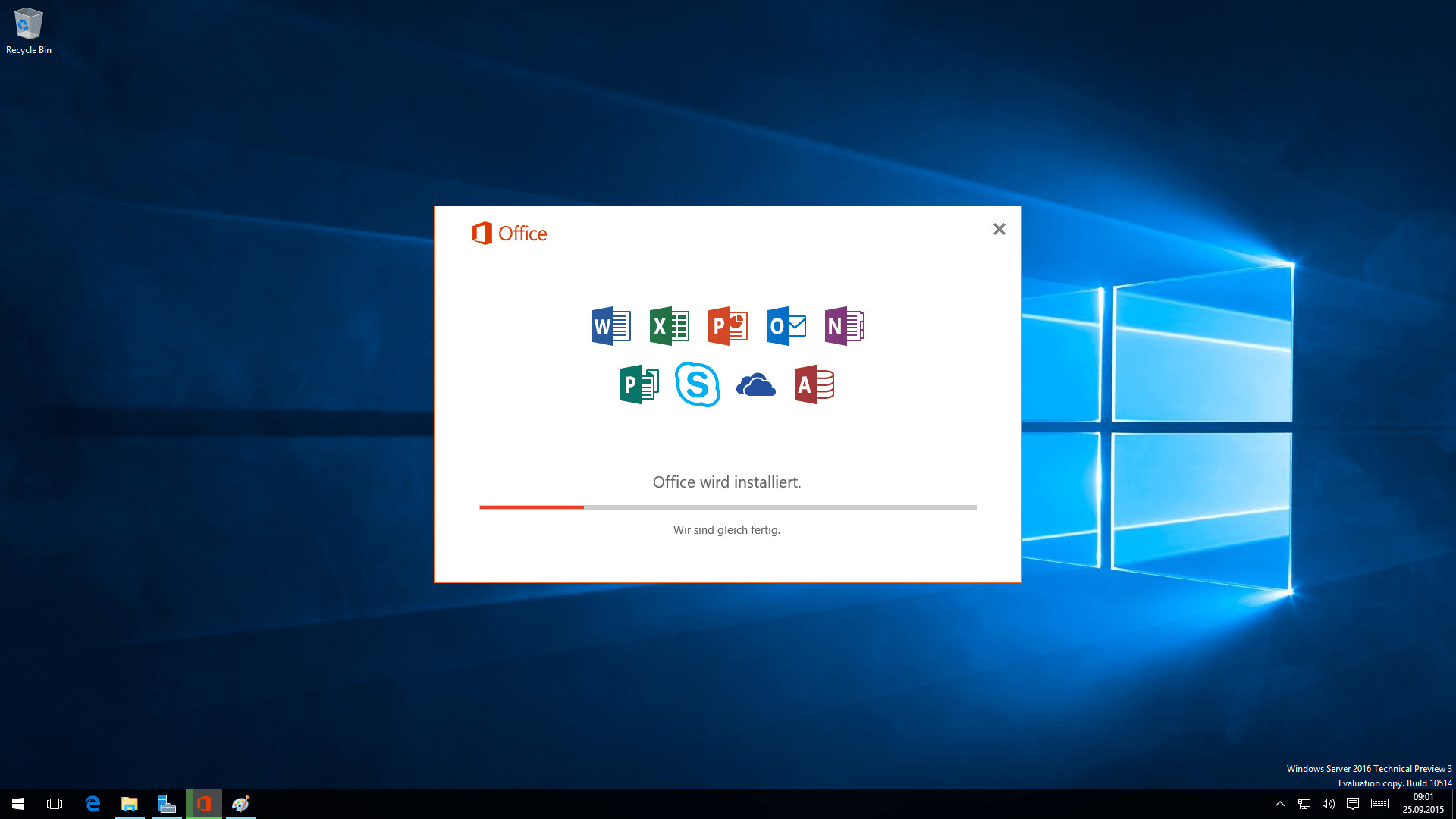 Fortschritts Anzeige Bei Der Installation Von Office - HD Wallpaper 