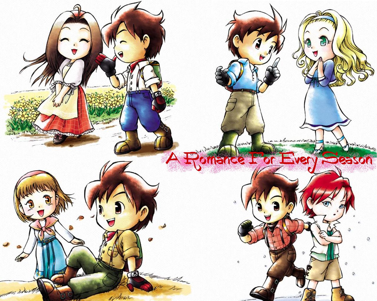 Victor Entertainment, Harvest Moon, Muffy, Celia , - Harvest Moon Main Characters - HD Wallpaper 