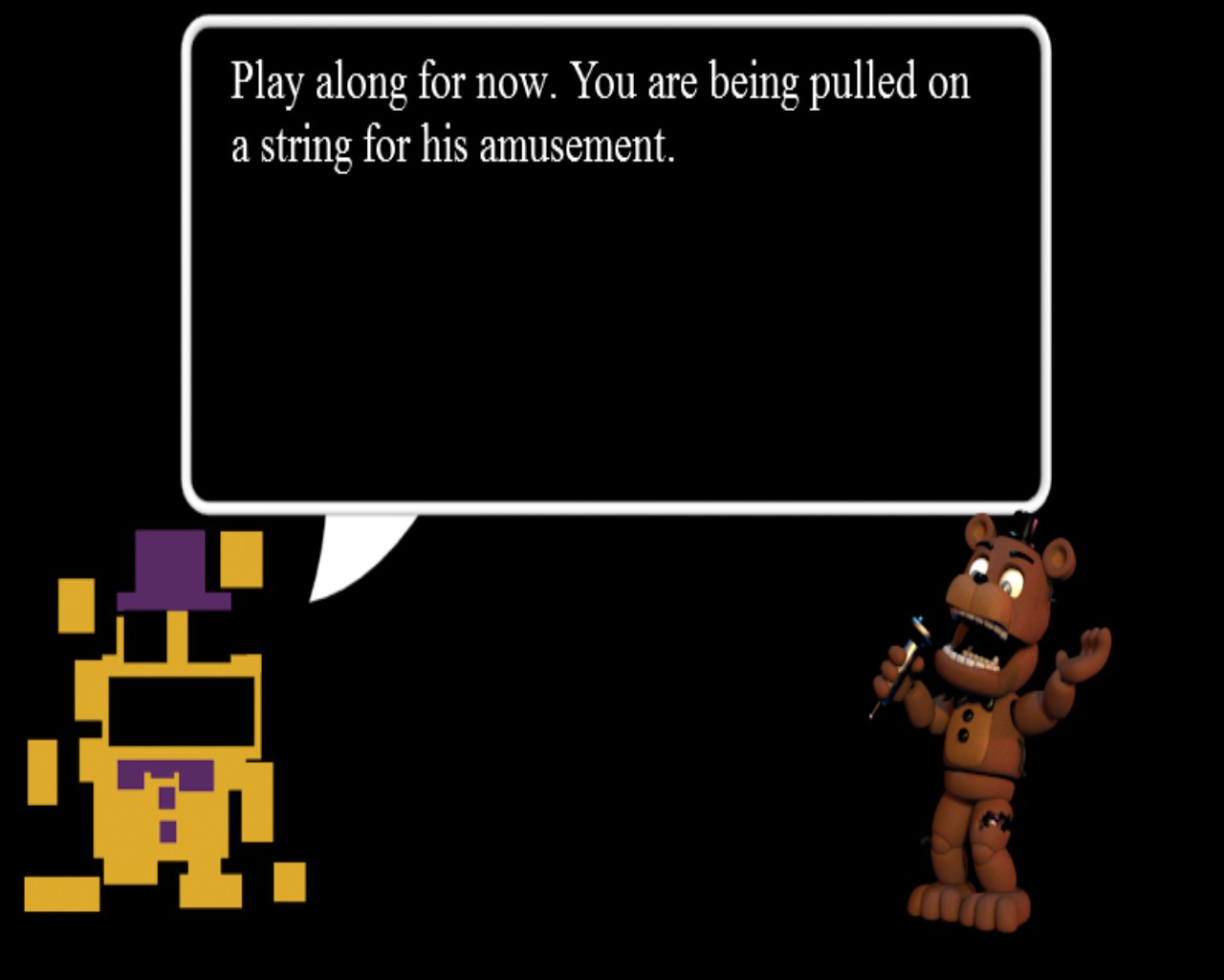 Five Nights At Freddy World Dark Side - Cartoon - HD Wallpaper 