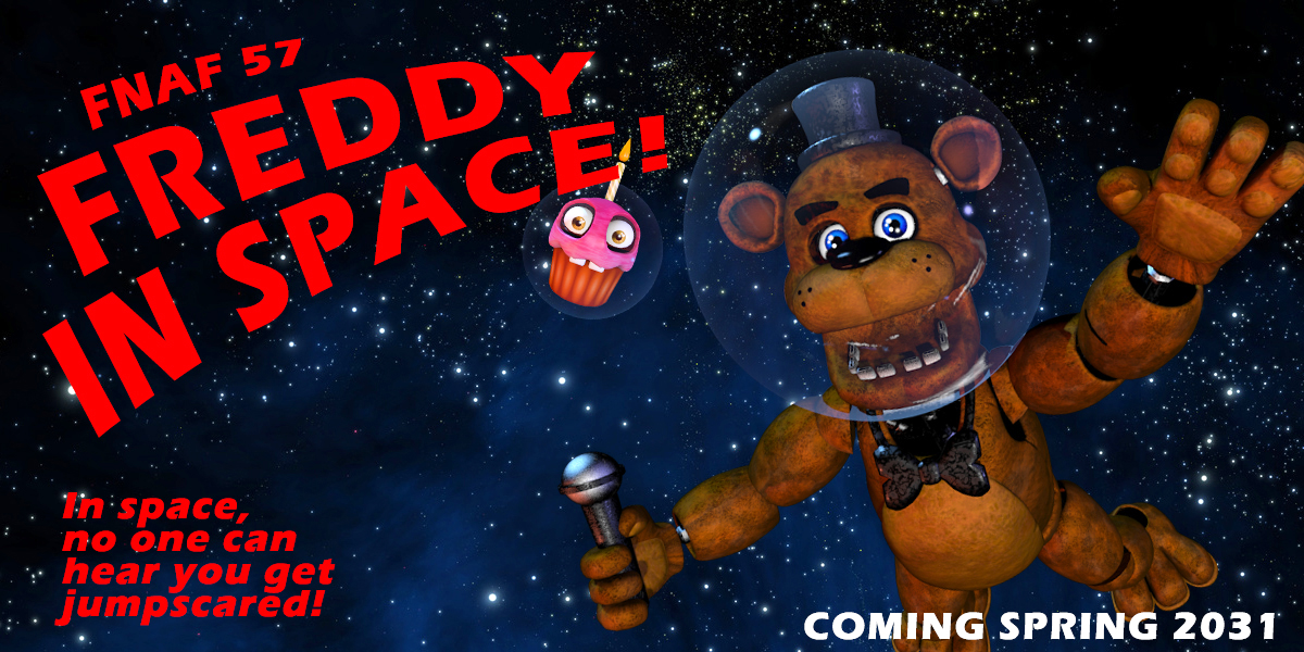 April Fools Day - Fnaf 57 Freddy In Space - HD Wallpaper 