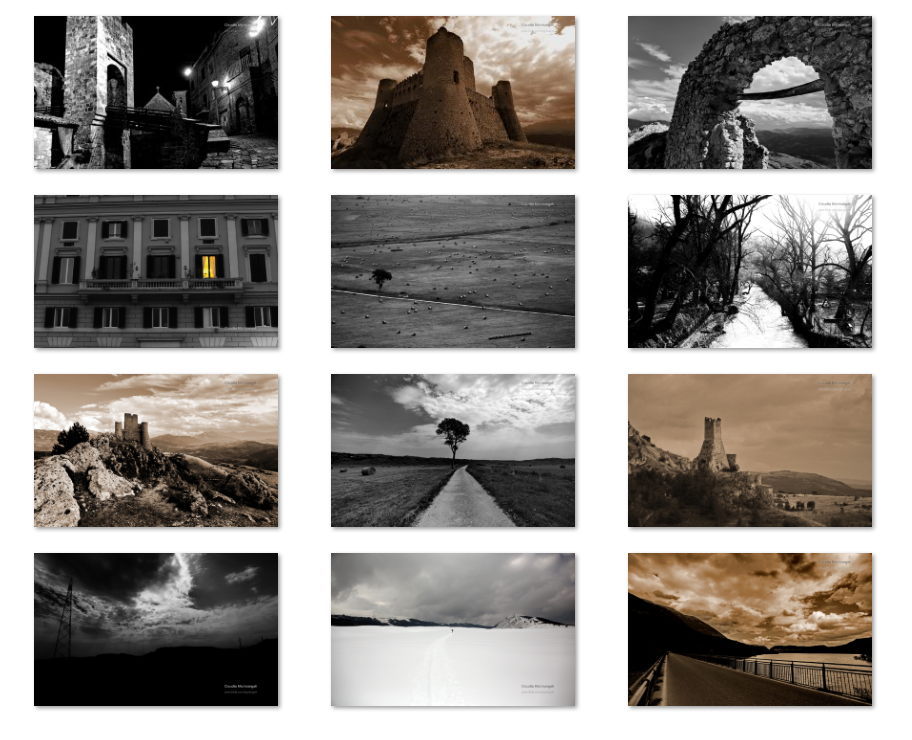 Monochromatic Italy Wallpapers - Collage - HD Wallpaper 