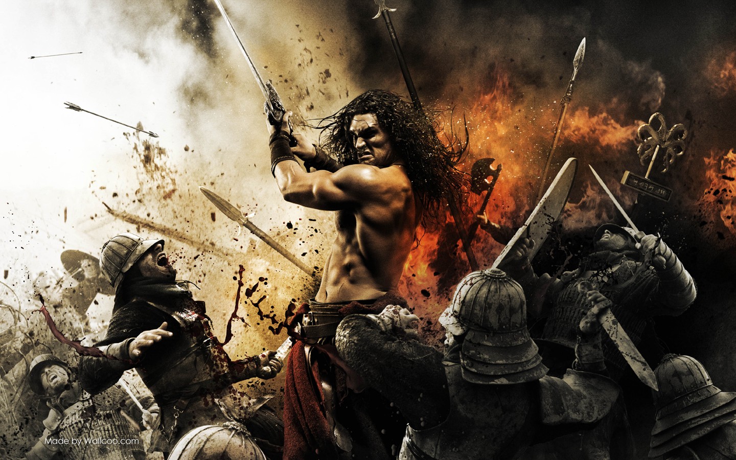 Man King Conan Movie Wallpaper - Jason Momoa Conan - HD Wallpaper 