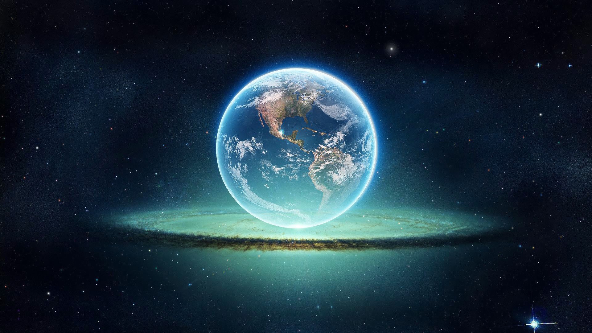 Earth Background For Photoshop - HD Wallpaper 