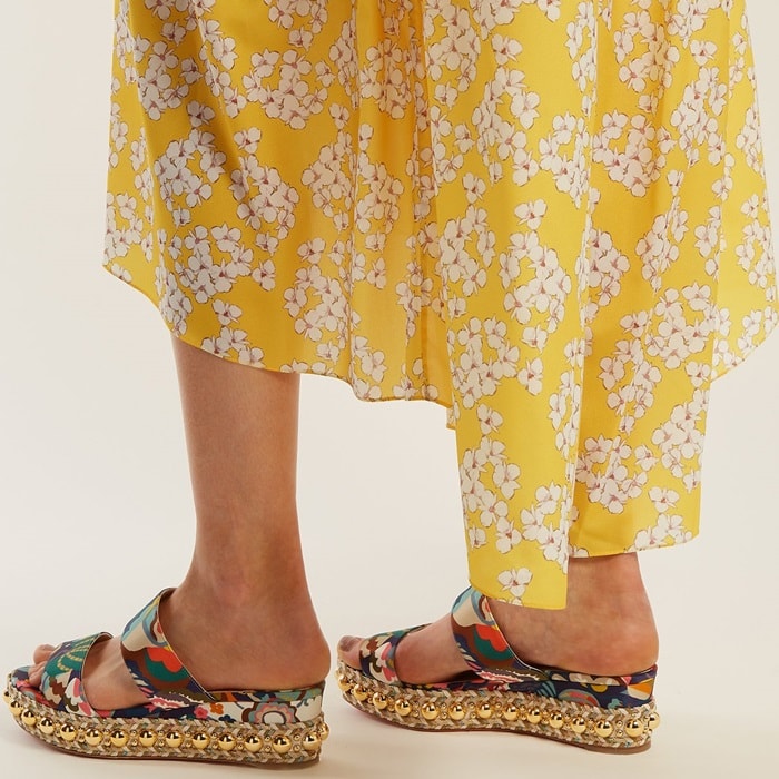 Christian Louboutin’s Multicolored Janitag Sandals - Flip-flops - HD Wallpaper 