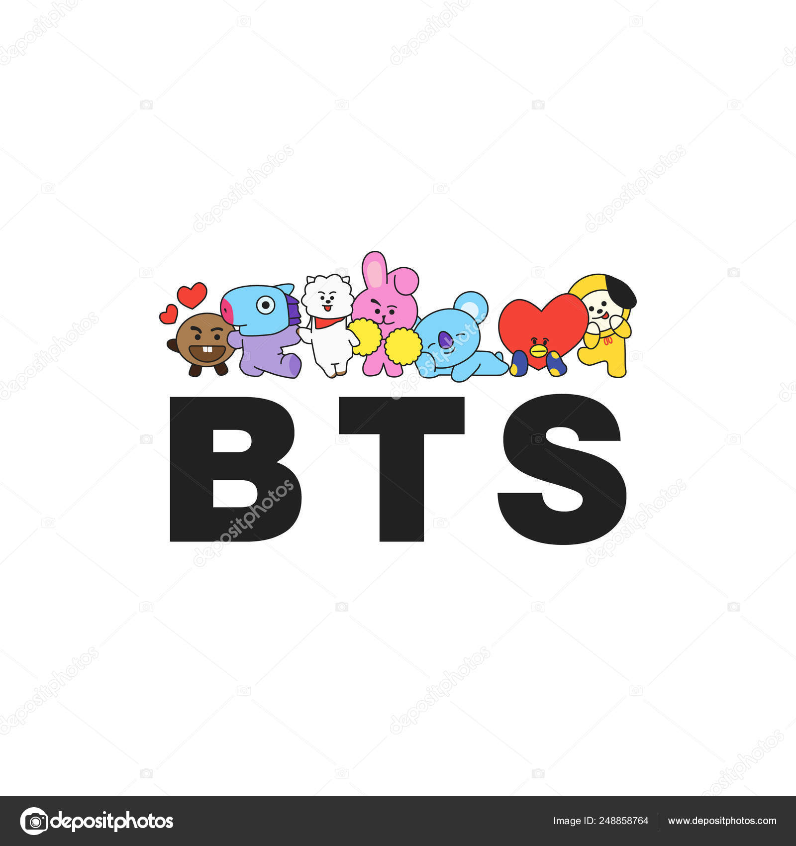Bts Clipart - HD Wallpaper 