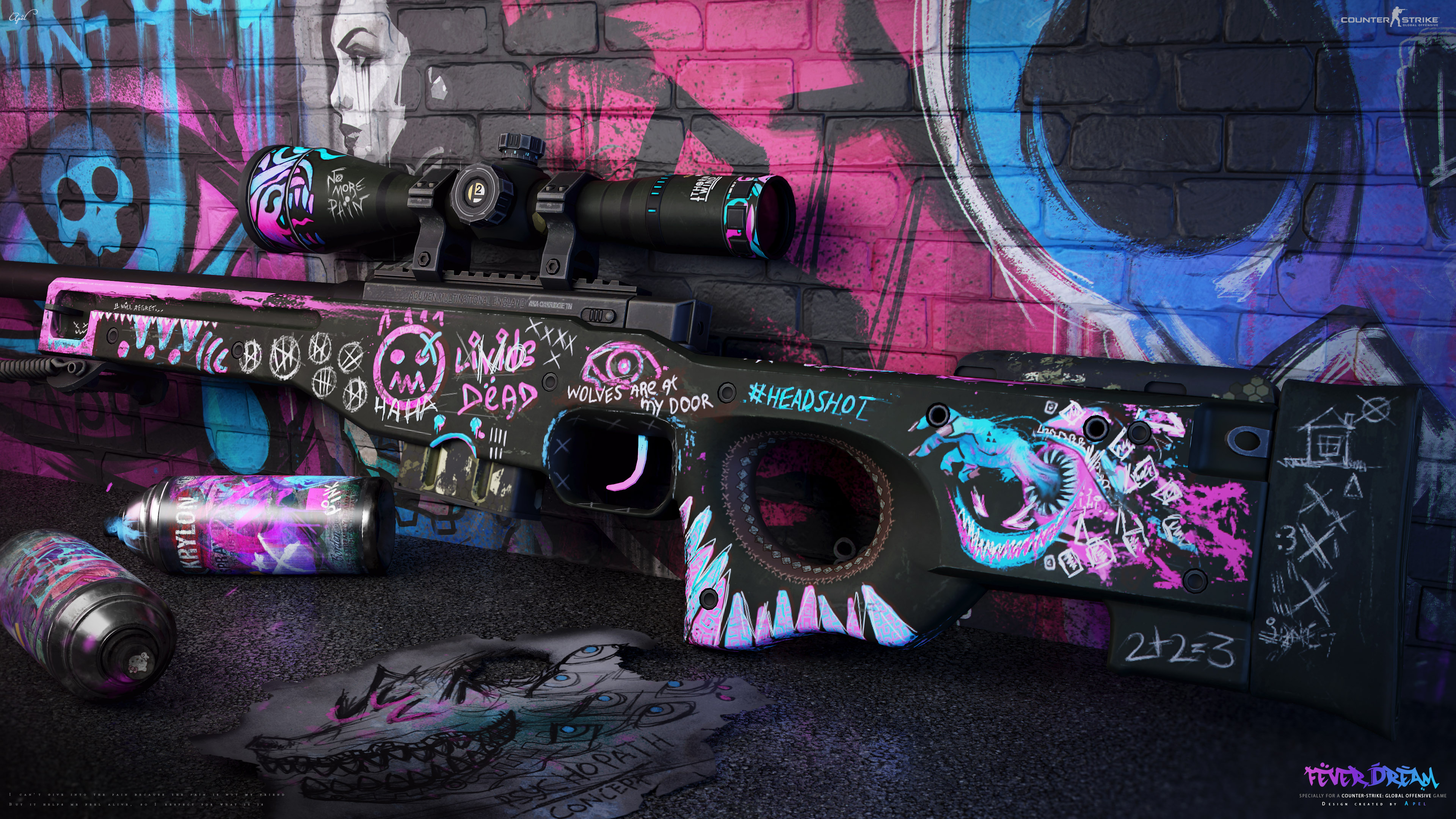 Csgo Awp Fever Dream - HD Wallpaper 