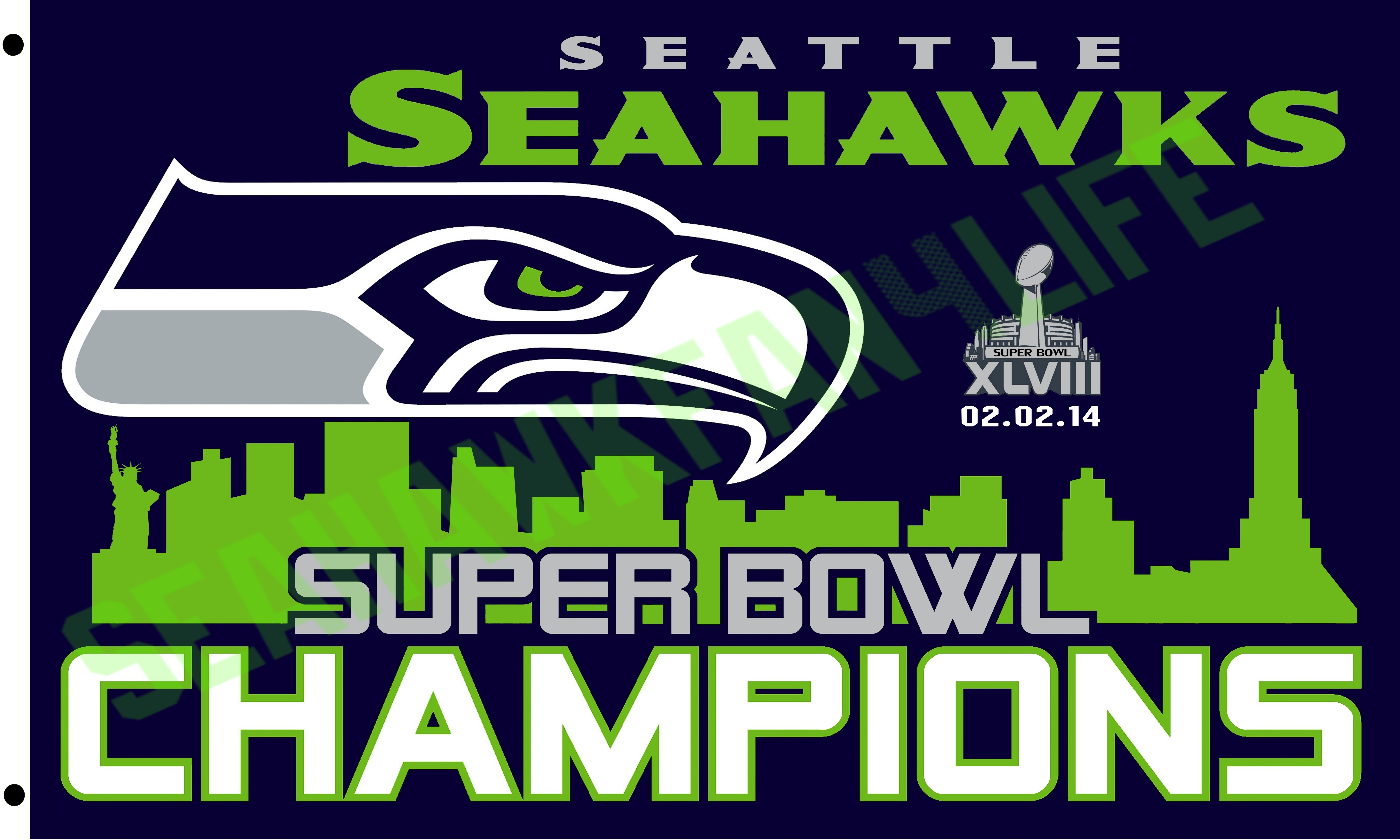 Seattle Seahawks Wallpapers - Seattle Seahawks Super Bowl - HD Wallpaper 