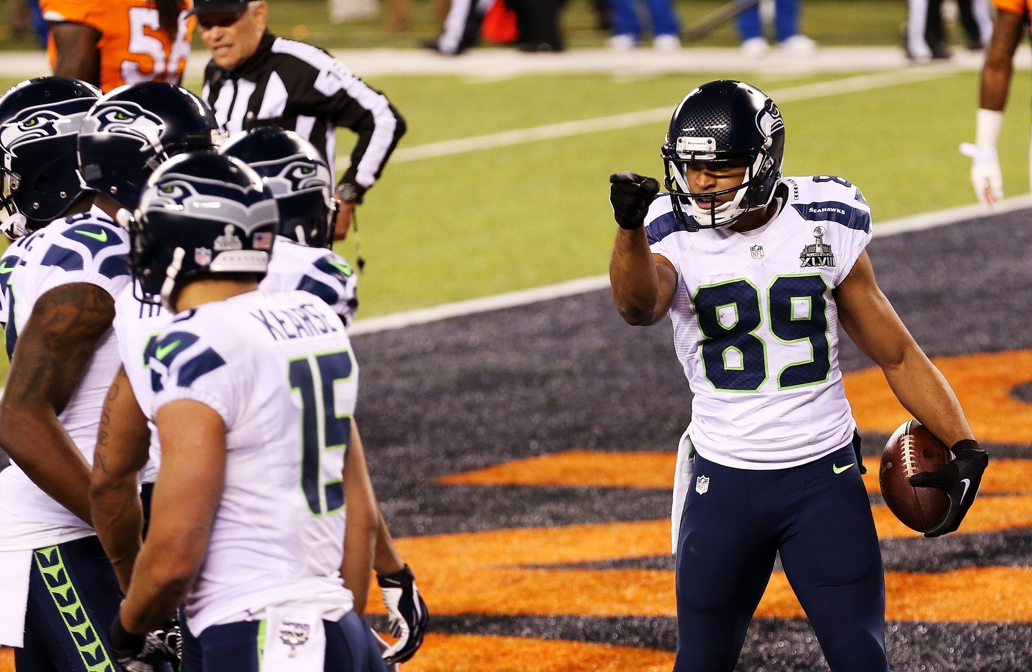 Super Bowl Xlviii Seattle Seahawks V Denver Broncos - Doug Baldwin Super Bowl 48 - HD Wallpaper 