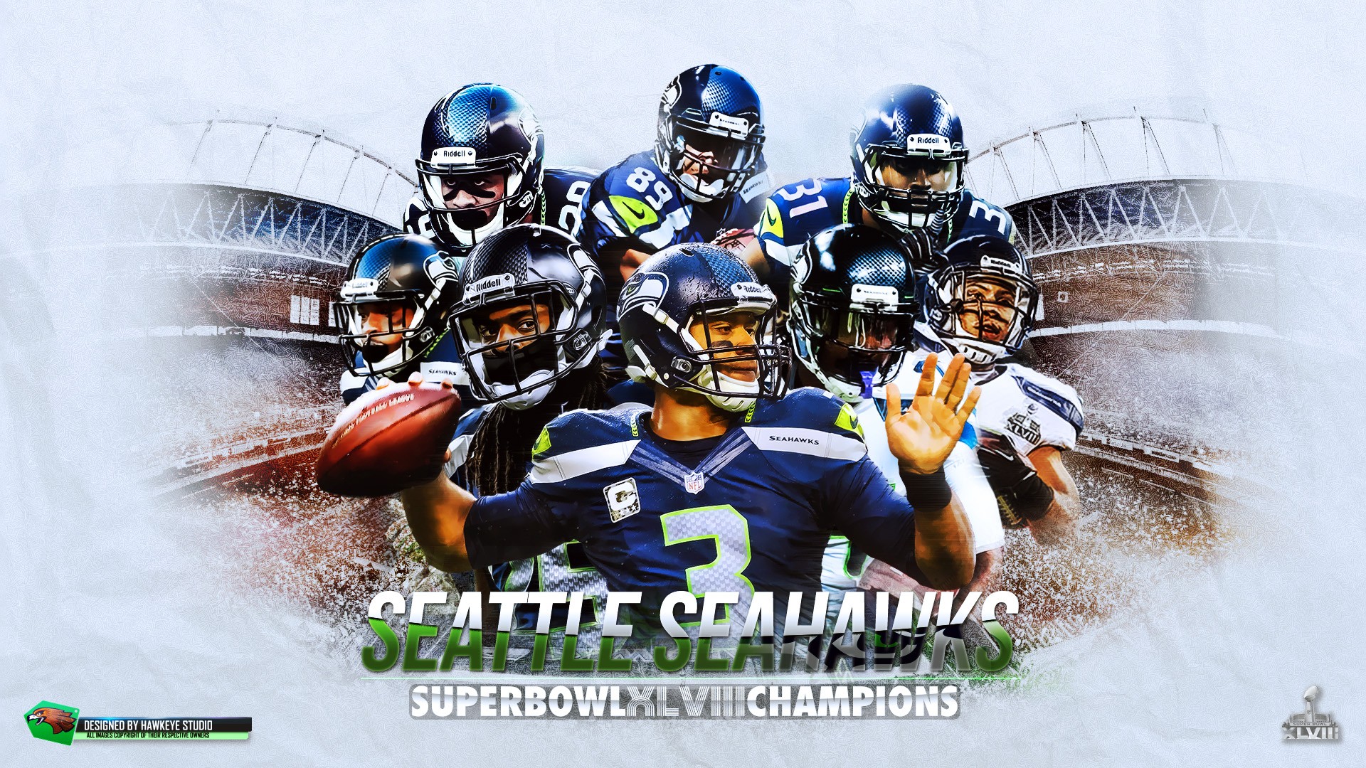 Seattle Seahawk Desktop Background Wallpaper - Seattle Seahawks Wallpaper 2017 - HD Wallpaper 